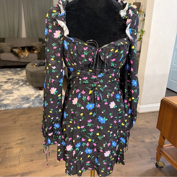 For Love And Lemons Dresses & Skirts - For Love And Lemons Multicolor Floral Long Sleeve Dress